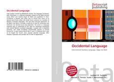 Copertina di Occidental Language