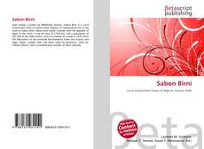 Copertina di Sabon Birni