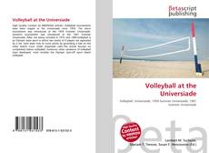 Copertina di Volleyball at the Universiade