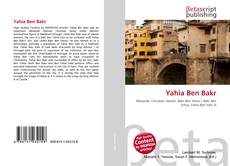 Couverture de Yahia Ben Bakr