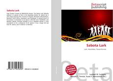 Buchcover von Sabota Lark
