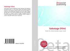 Buchcover von Sabotage (Film)