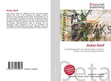 Buchcover von Acker-Senf
