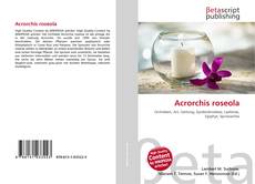 Copertina di Acrorchis roseola