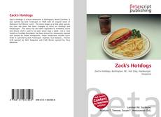 Copertina di Zack's Hotdogs