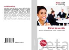 Copertina di Uiduk University