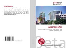 Copertina di Ackerbaualtar