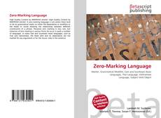 Buchcover von Zero-Marking Language