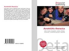 Couverture de Acrotrichis thoracica