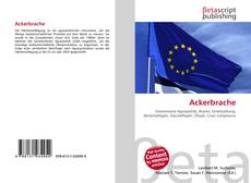 Copertina di Ackerbrache