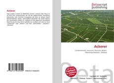 Couverture de Ackerer