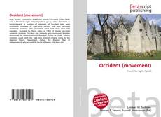 Buchcover von Occident (movement)
