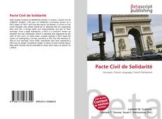 Copertina di Pacte Civil de Solidarité
