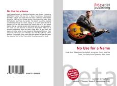 Buchcover von No Use for a Name