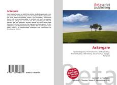 Copertina di Ackergare