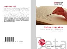 Bookcover of Zafarul Islam Khan