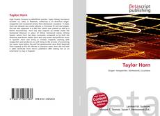 Bookcover of Taylor Horn