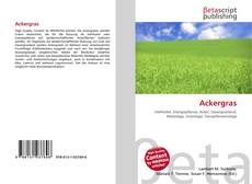 Buchcover von Ackergras