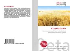 Buchcover von Ackerhackrain