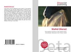 Buchcover von Wahid (Horse)