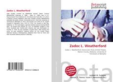 Buchcover von Zadoc L. Weatherford