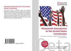 Couverture de Nineteenth Amendment to the United States Constitution