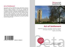 Copertina di Act of Settlement
