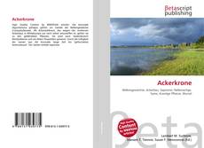 Couverture de Ackerkrone