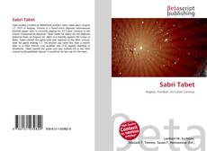 Buchcover von Sabri Tabet