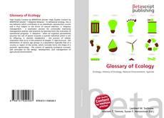Copertina di Glossary of Ecology