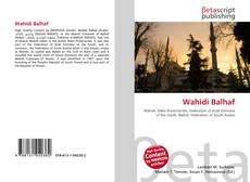 Buchcover von Wahidi Balhaf