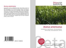 Buchcover von Acorus americanus
