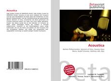 Buchcover von Acoustica