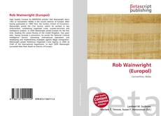 Capa do livro de Rob Wainwright (Europol) 