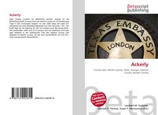 Buchcover von Ackerly
