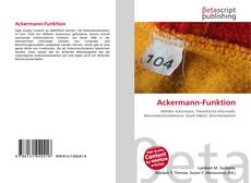 Copertina di Ackermann-Funktion