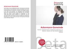 Copertina di Ackermann-Gemeinde