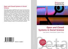 Buchcover von Open and Closed Systems in Social Science