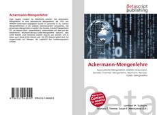 Copertina di Ackermann-Mengenlehre