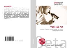 Copertina di Volstead Act