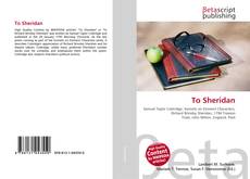 Copertina di To Sheridan