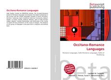 Buchcover von Occitano-Romance Languages