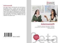 Copertina di Ackermannstift