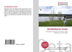Buchcover von Acridotheres tristis
