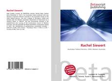 Copertina di Rachel Siewert