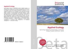Copertina di Applied Ecology