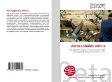 Copertina di Acrocephalus orinus