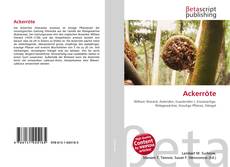 Copertina di Ackerröte