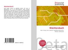 Buchcover von Wächtersbach