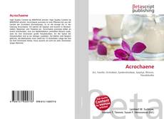 Buchcover von Acrochaene